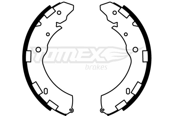 TOMEX Brakes Bremsbackensatz
